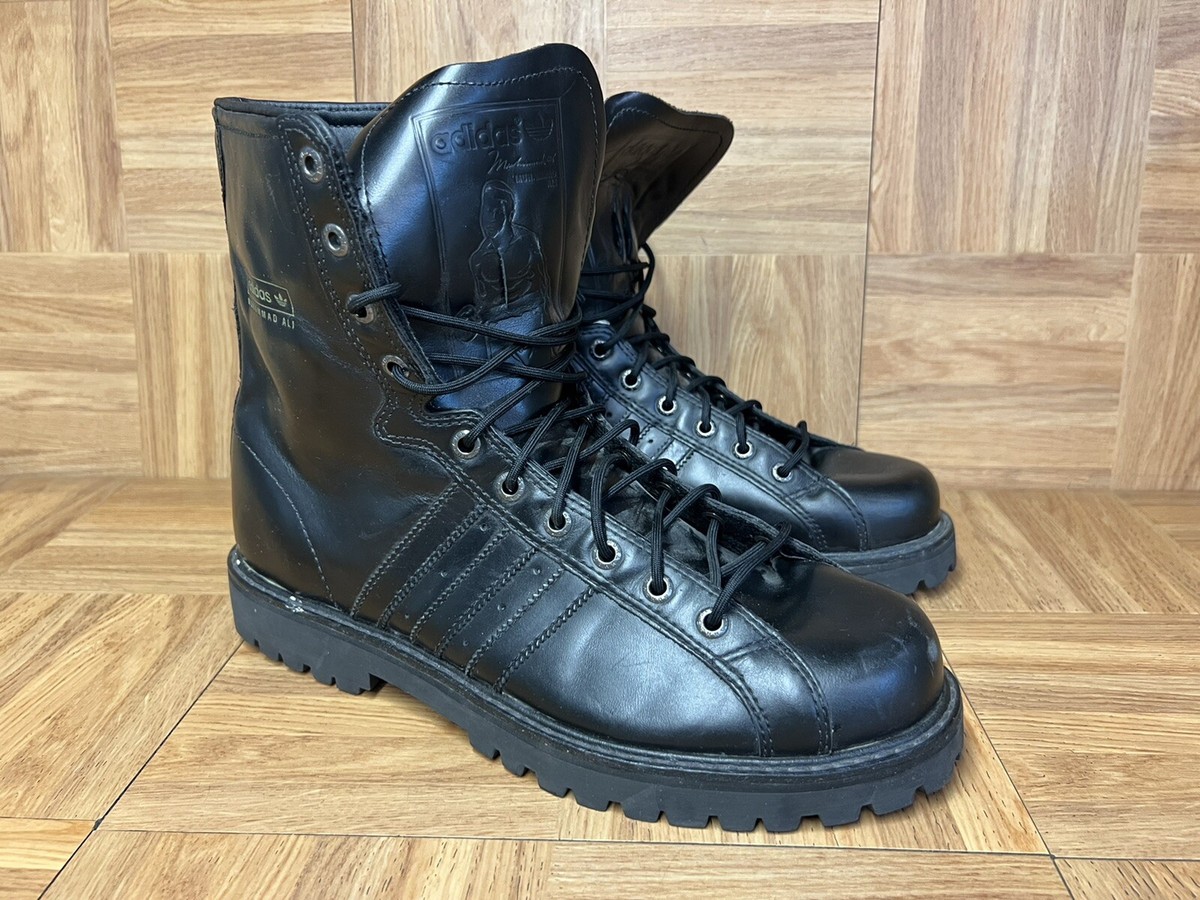 RARE🔥 Adidas X Muhammad ALI Boxing Leather Boots Sz 11 RARE🔥 Adidas X Muhammad ALI Boxing Leather Boots Sz 11