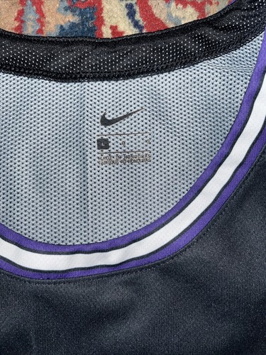 Nike Drew League Jersey 2 Large Purple Black White LA Pro Am Summer Rare - Picture 2 of 3