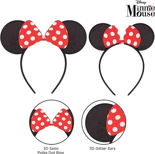 Disney Minnie Mouse, Set of 2 Headbands for Mommy & Me, Matching Adult and Girl - Picture 4 of 5