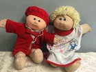 Vintage Cabbage Patch Kids '85 Original Suit ! 2 Dolls CPK 1985