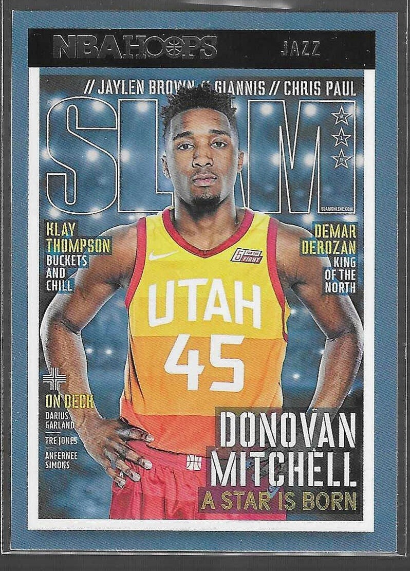 2021-22 NBA Panini Hoops - Donovan Mitchell - Slam Insert - SLAM #215 UTAH JAZZ
