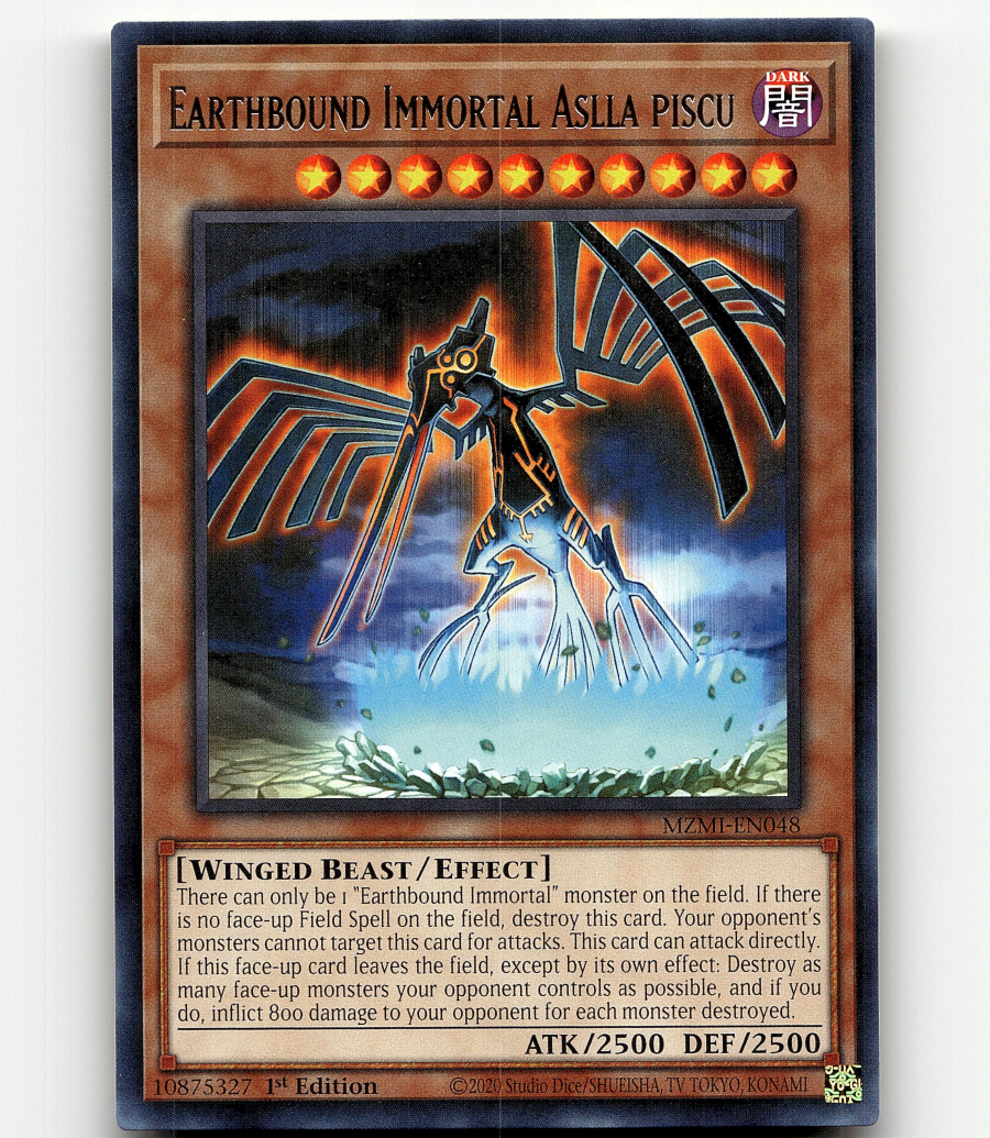 Yugioh Earthbound Immortal Aslla Piscu - Maze of Millennia | eBay