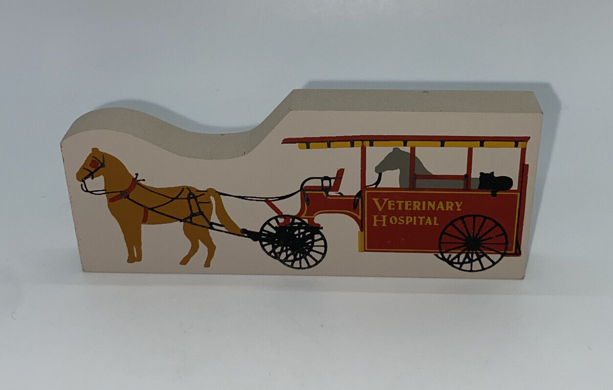 Veterinary hospital horse and buggy The Cat's Meow Shelf Sitter | eBay