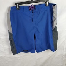 The North Face Shorts Men's 36 Blue Boardshorts Swimming Swim Trunks Water Beach