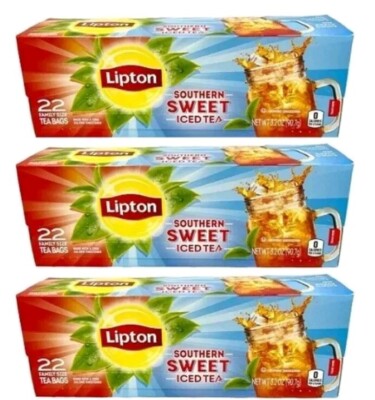 (3 Packs) Lipton Iced Southern Sweet Tea