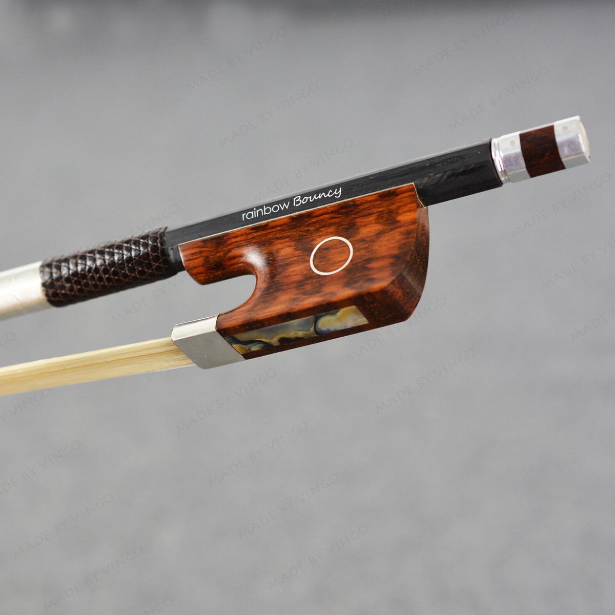 Master Rare PURE CARBON FIBER Cello Bow TOP Rainbow Bouncy Series