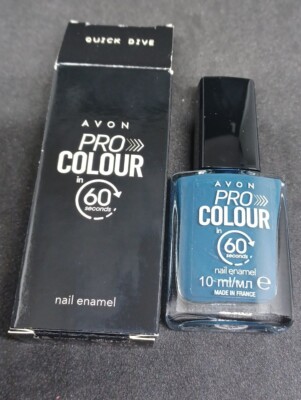AVON PRO COLOUR in 60 Sekunden Nail Enamel Nagellack. QUICK DIVE 