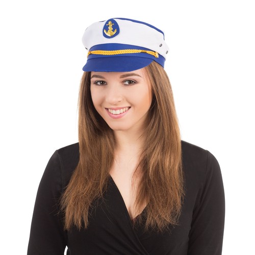 Ladies Sailor Captain Hat Navy Military 