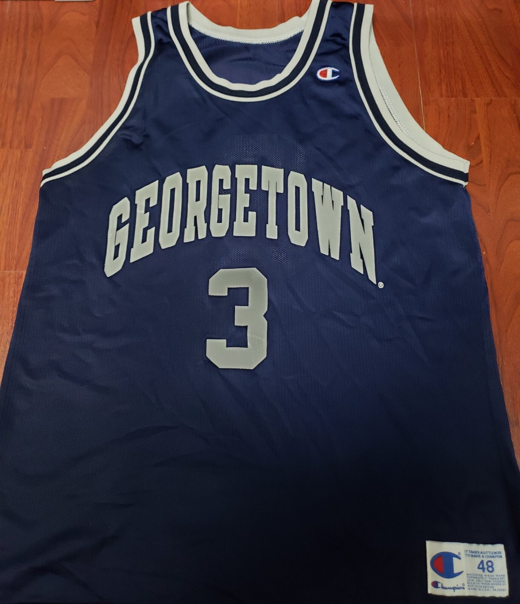 【レア物】NBA（NCAA）ユニフォーム A.IVERSON（ジョージタウン大） レア物】NBA（NCAA）ユニフォーム A.IVERSON（ジョージタウン大