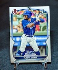Ronny Simon 1st Rookie Card RC 2023 Bowman Prospects BP-112 Tampa Bay Rays