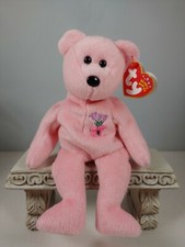 Ty Beanie Baby "MUM" Pink Bear, 2001, MWMT