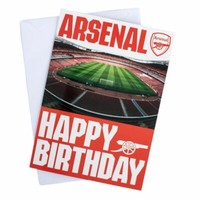 Arsenal Fc Musikalische Geburtstagskarte Offizielles Merchandise