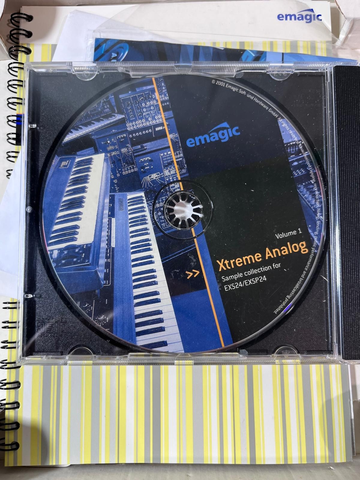 Library Layout Samples Emagic EXSP24 Extreme Analog Vol 1 Sample Library CD Box Set Vintage | eBay