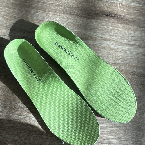 Superfeet Green Shoe Insoles Inserts Pair Size B size 7 women’s .
