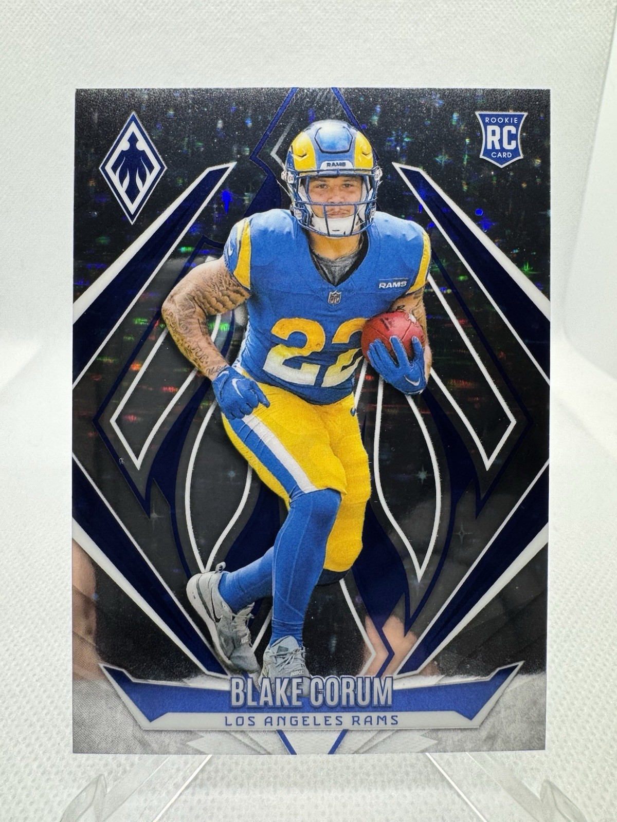 2024 Panini Phoenix - Rookie Blake Corum #158 Stars /180 Rams