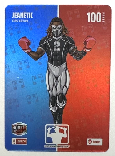2025 Bo Jackson Battle Arena Jeanetic Ashton Jeanty RC Logo Battlefoil Brawl