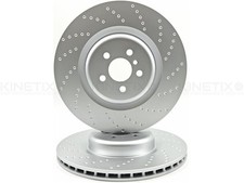 PER BMW X5 X6 X7 M50d M50i M60i M PERFORMANCE FOSSETTA COPPIA DISCHI FRENO POSTERIORI 398mm