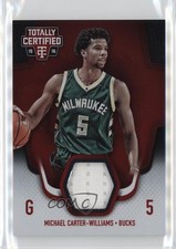 2015 Panini Totally Certified Materials Red 121/199 Michael Carter-Williams 05jo