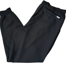 EUC Figs Tansen Black Scrub Joggers Men  s 5 Pocket Pants Size XXL