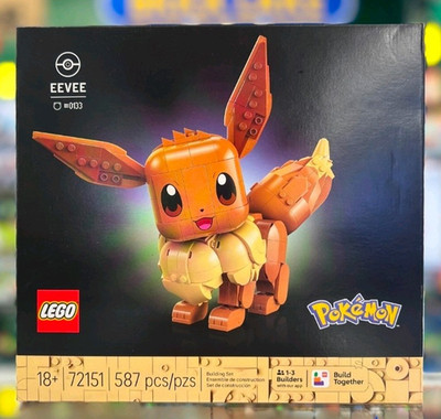 LEGO Pokémon Eevee 72151 Build Together 587 pcs 18+ 2026 (Box)