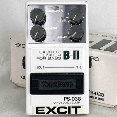 Guyatone PS-038 B-II Bass Exciter Limiter 1980s Guitar Pedal PSA Made in Japan