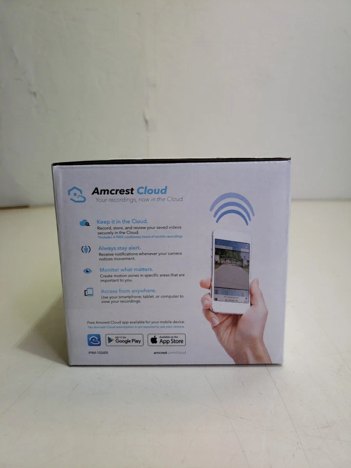 Amcrest 4MP UltraHD PoE Outdoor Bullet Camera - Image 4 of 4