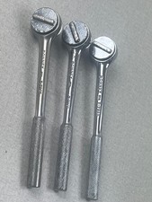 (3) Bonney T-702K 3/8" Drive X 7-3/4" Round Head Ratchet Wrench made in USA