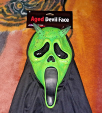 Scream Aged Devil Stab Movie Ghostface Halloween Mask Green Zombie Fun World