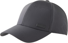 Performance Baseball Cap Water-Resistant Beathable Golf Running Cap Laser Cut Me