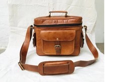 Genuine Leather Camera Bag, Carry Case For Canon Vintage Lens Accessories