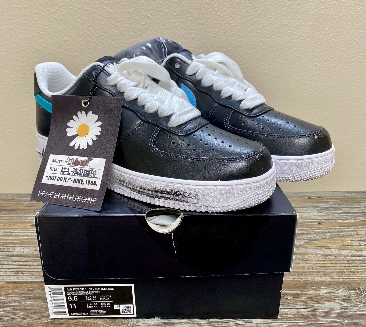 G Dragon x Nike Air Force 1 Peaceminusone Para Noise 3.0 AQ3692