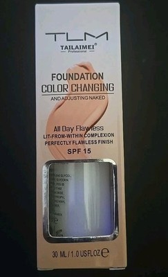 TLM Color Changing Foundation and Adjusting Naked All Day Flawless SPF 15 - 30ml