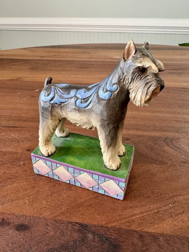 Jim Shore Maggie Schnauzer Dog Figurine #4025831 Heartwood Creek 2011