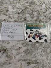 Vintage LAND O' LAKES Lake To Lake Cheese Table Top Football Package Insert NEW