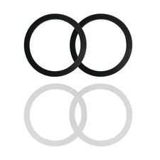 Phivan 4 Pack Kitchen Sink Gasket, 3-1/2 Inch Drain Gasket Seal Black