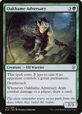 MTG Magic the Gathering Oakhame Adversary (167/533) Throne of Eldraine LP