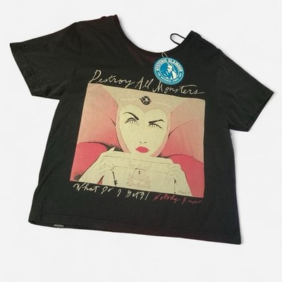  ️ Hysteric Glamour X Destroy All Monsters  Black Japanese graphic Band tee