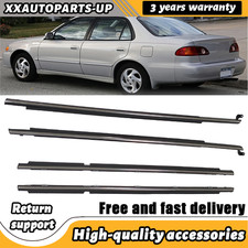 New Door Belt Molding Weatherstrip Set Fit For Toyota Corolla 1995-2002 Us
