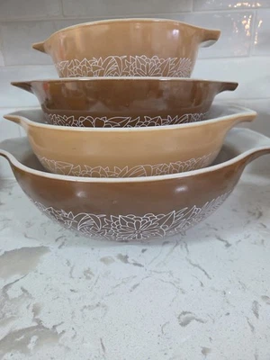 Vintage Pyrex Woodland Bowls for sale | eBay