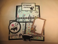 STINKIN' CUTE 3D PAPER PIECING SCRAPBOOK PAGE MAT SET