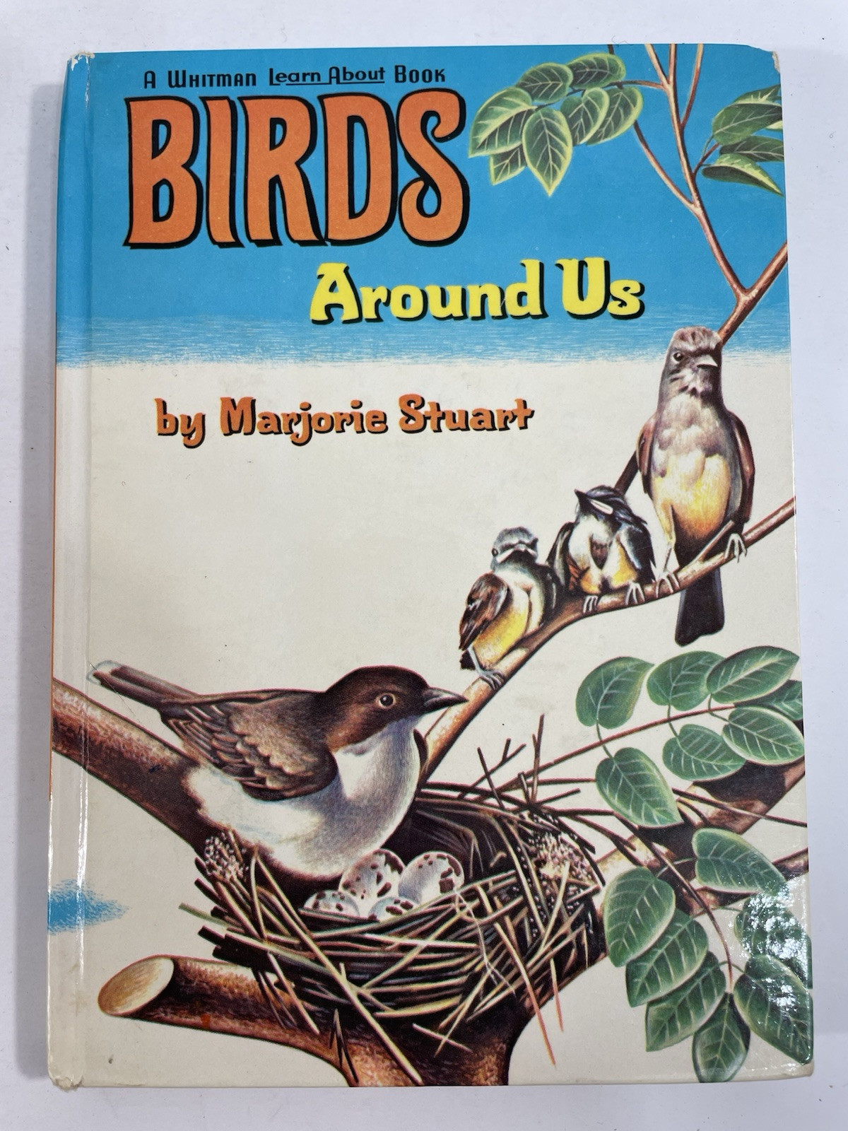 Birds Around Us A Whitman Learn About Book Hardcover Marjorie Stuart HC