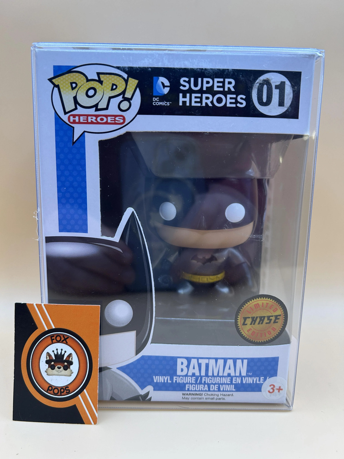 Batman Funko Pop #01 Metallic Chase - DC Super Heroes