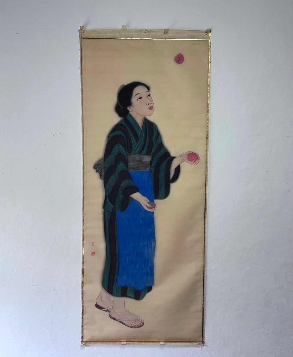 古董日本画作、画卷| eBay