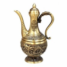 weinkrug mit Drachenrelief chinesischer Stil weinkanne mit Deckel chinesisch