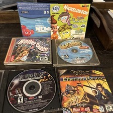 Vintage PC Game And Software Bundle 1990s Windows Mint Discs 6x Discs Windows
