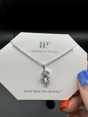 BP Bomb Party OG Necklace Amethyst Green Nano Rhodium Plating Sweet Visions NIB