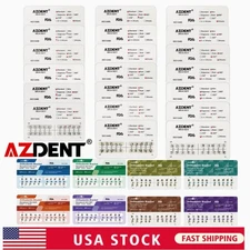 10X AZDENT Dental Ortho Brackets Braces Mesh Base Mini MBT/Roth.022 Hooks 345