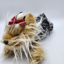 Animal Alley Yorkshire Terrier Dog Plush 11" Red Bow Yorkie Stuffed Toys R Us