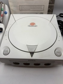 Sega Dreamcast Game Console Bundle HKT-3020 W/ 2 OEM Controllers - Tested