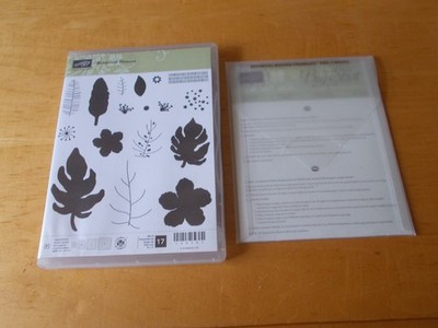 Stampin'Up! BOTANICAL BLOOMS photopolymer set & BOTANICAL BUILDER dies NEW